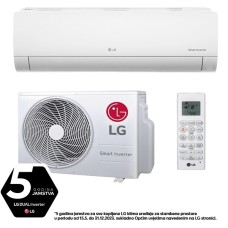Klima uređaj LG Standard S18EQ.NSK/S18EQ.UL2, DUAL inverter, 5.0kW hlađenje, 5.8kW grijanje, tihi rad, samočišćenje sterilizacijom