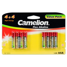 Baterija alkalna Camelion 1.5V AAA blister 4+4 kom Baterija alkalna Camelion 1.5V AAA blister 4+4 kom