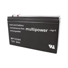 Baterija akumulatorska MULTIPOWER MP1224H 12V 6Ah za UPS F6.3 151x51x102 mm
