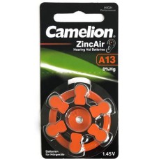 Baterija za slušni aparat Camelion A13 bez žive (PR48) 6 kom