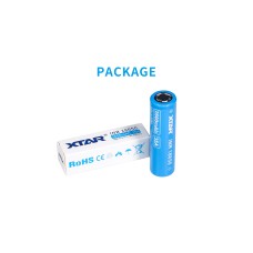 Baterija litijeva XTAR INR18650 3.7V 2.5A 18650 PCM Li-Ion 2600mAh
