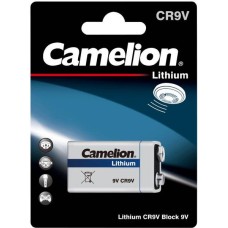 Baterija litijeva Camelion 9 V 1200 mAh Li-MnO2 CR9V Baterija litijeva Camelion 9 V 1200 mAh Li-MnO2 CR9V