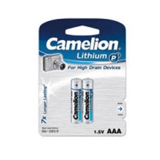 Baterija litijeva Camelion 1.5V AAA Li-FeS2blister 2 kom Baterija litijeva Camelion 1.5V AAA Li-FeS2blister 2 kom