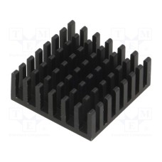Hladilo 27x27x10mm, FISCHER, pogodno za Raspberry Pi 4