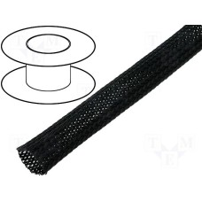 Bužir pleteni, 15-27mm, crni, 1m, pakiranje u kutiji Bužir pleteni, 15-27mm, crni, 1m, pakiranje u kutiji