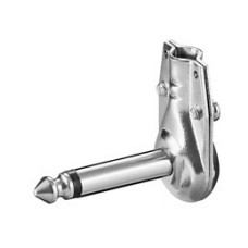 Konektor 6.35mm TS (M) za kabel, kutni, metalni