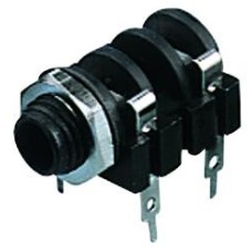 Konektor 6.35mm TS (Ž) za pločicu