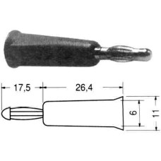 BANANA 4mm CRVENA
