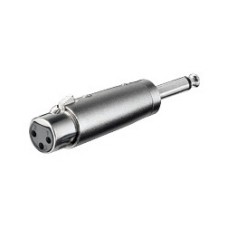 Adapter GOOBAY, 6.35mm TS (M) na XLR3 (Ž), bulk