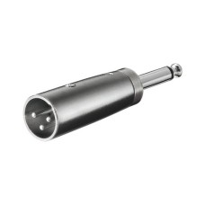 Adapter GOOBAY, 6.35mm TS (M) na XLR3 (M), bulk
