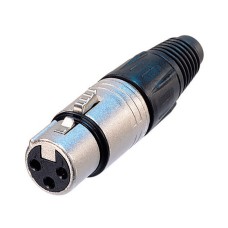 Konektor XLR 3-pin (Ž) za kabel, NTR-NC3FX NEUTRIK