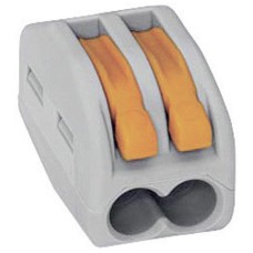 Stezaljka dvopolna s polugom, 0.08-2.5 mm, WAGO 222-412