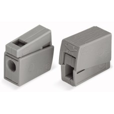 Stezaljka brza dvopolna, 0.5-2.5 mm, siva, WAGO 224-101