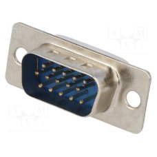 Konektor DB 15 P (M), troredni, za kabel