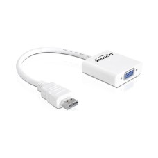 Adapter DELOCK, HDMI (M) na VGA (Ž), blister