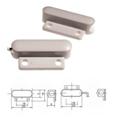 SENZOR MAGNETSKI ZA NA RUB VRATA, mini, 33 mm, zatvoreni kontakt SENZOR MAGNETSKI ZA NA RUB VRATA, mini, 33 mm, zatvoreni kontakt
