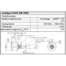 MULTIPOT 534 B 500 R 2W
