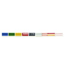 Kabel TASKER C118, 2x0.14, oklopljeni, dupli, crni