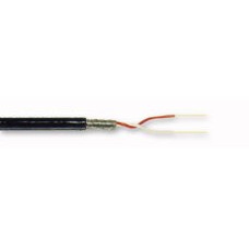 Kabel TASKER C202, mikrofonski, 2x0.08, crni