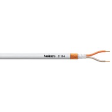 Kabel TASKER C114, mikrofonski, 2x0.25, bijeli