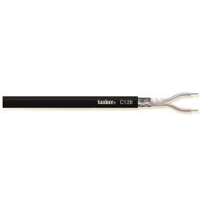 Kabel TASKER C128, mikrofonski, 2x0.35, OFC, crni