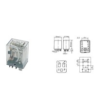 Relej 220VAC 10A JQX - 13 F Relej 220VAC 10A JQX - 13 F