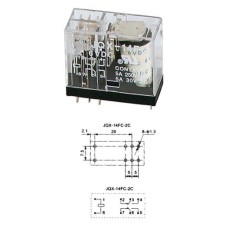 Relej 12V 5A 2xpreklopni F1CA012VLF Relej 12V 5A 2xpreklopni F1CA012VLF