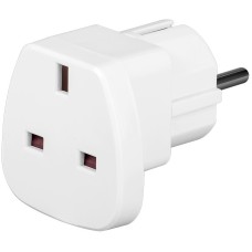 Utikač šuko adapter, šuko (M) na engleska utičnica, GOOBAY 94271