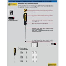 Odvijač TORX PROXXON ravni 20x100/100 mm FLEX-DOT