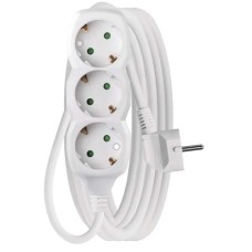 Kabel produžni EMOS, 3 mjesta, 1,5mm2, bez prekidača, 5m