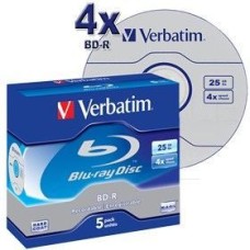 Medij DVD Blu-Ray VERBATIM 43836 BD-R SL 6x, 25GB, komad