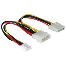 Kabel DELOCK, ATX Y-power 4pin (Ž) na 1x 4pin (M) +3.5FD, 20cm 82111 Kabel DELOCK, ATX Y-power 4pin (Ž) na 1x 4pin (M) +3.5FD, 20cm 82111