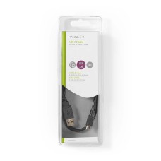 Kabel NEDIS CCGB60500BK10, USB A 2.0 (M) na USB micro B 2.0 (M), 1m
