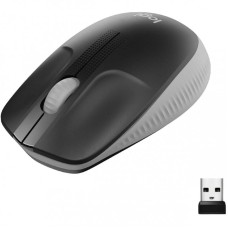 Miš LOGITECH M190, optički, bežični, 1000 DPI, USB A, sivi