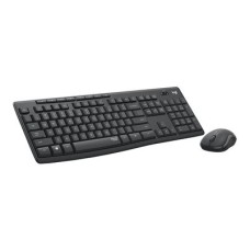 Tipkovnica + miš LOGITECH MK295 Silent 920-009809, bežična, US layout, crna