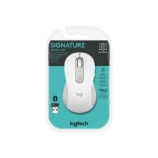 Miš LOGITECH Signature M650 L, bežični, BT, USB A, bijeli, za ljevake