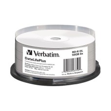 DVD Blu-Ray VERBATIM BD-R DL 6x, 50GB, 25kom
