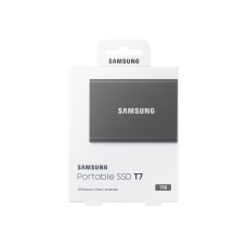 SSD vanjski 1 TB SAMSUNG T7 MU-PC1TOT/WW, 1.050/1.000 MB/s, USB 3.2, sivi SSD vanjski 1 TB SAMSUNG T7 MU-PC1TOT/WW, 1.050/1.000 MB/s, USB 3.2, sivi