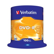 Medij DVD-R VERBATIM 43549, 16x, spindle 100 komada