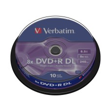 Medij DVD+R VERBATIM DL 43562/43666, 2x, spindle 10 komada