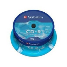 Medij CD-R VERBATIM 43432, 80min, 52x, spindle 25 komada