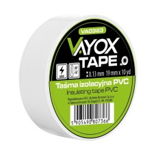 Izolir traka Vayox VA0323 19mm x 10m bijela