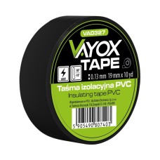 Izolir traka Vayox VA0327 19mm x 10m crna