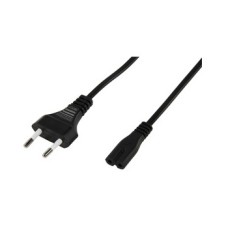 Kabel mrežni za kazetofon NEDIS, 2m, crni