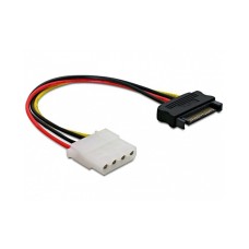 Kabel DELOCK, SATA power 15-pin (M) na 4-pin (Ž) Kabel DELOCK, SATA power 15-pin (M) na 4-pin (Ž)