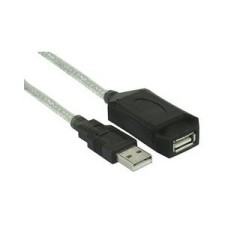 Kabel INLINE, USB A 2.0 (M) na USB A 2.0 (Ž), produžni+repeater, 5m