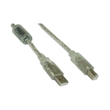 Kabel INLINE, USB A 2.0 (M) na USB B 2.0 (M), 0.5m