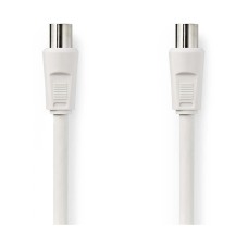 KABEL NEDIS antenski (M) na (Ž), bijeli, 5m, ravni, blister KABEL NEDIS antenski (M) na (Ž), bijeli, 5m, ravni, blister