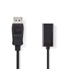 Adapter NEDIS, DisplayPort 1.1 (M) na HDMI (Ž), 20cm, blister