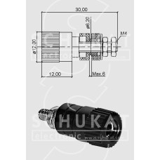BUKSNA 4mm PLAVA